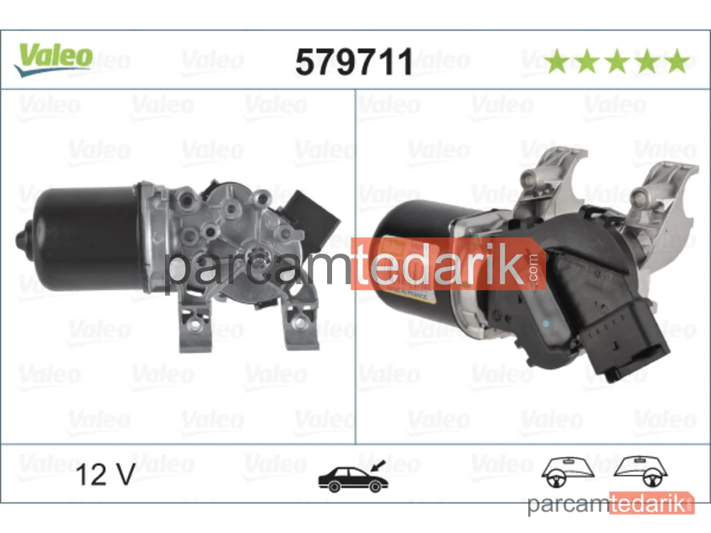 Silecek Motoru — Renault Megane II, Renault Megane II Coupé-Cabriolet - 579711